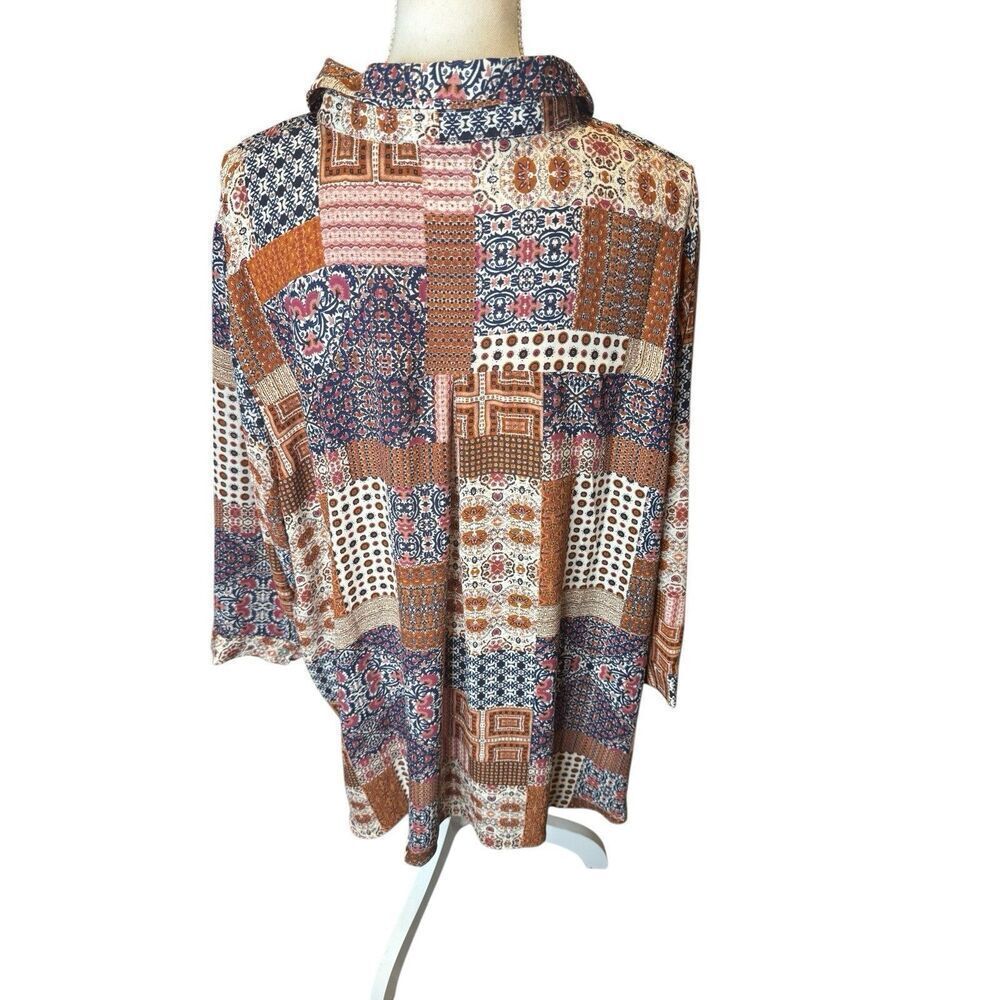 NWT Rose & Olive Multicolor Patchwork Gorgeous Bu… - image 3